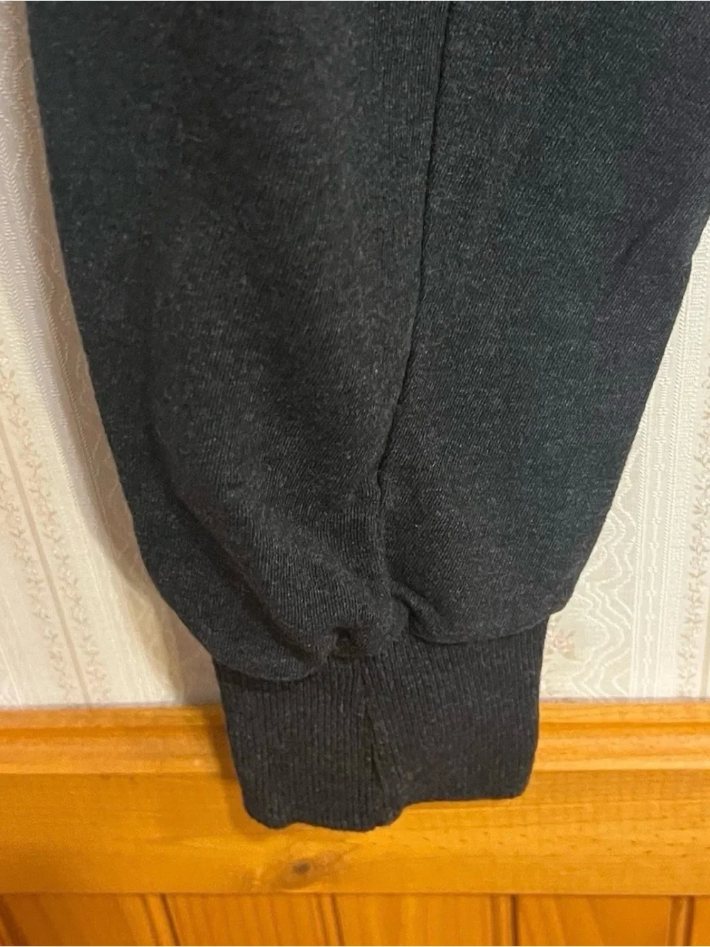 True Religion Black Joggers with Gold Side Logo